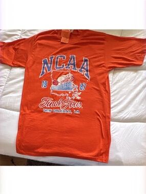 NCAA Final Four 1987 Short Sleeve T-Shirt - Orange